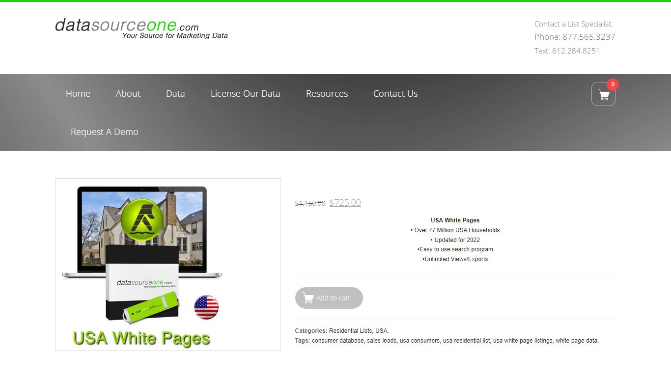 USA White Pages •USA Landline White Pages List • DataSourceOne.com